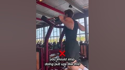 STOP Doing Pull-Ups Like This! - #shorts