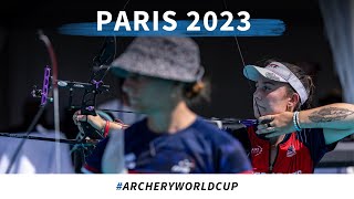 Lisa Barbelin v Casey Kaufhold - recurve women gold | Paris 2023 World Cup S4