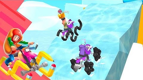 Scribble Rider (level 4-7):All levels Walkthrough gameplay (android,ios)| new update 2021