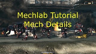 MechWarrior Online Mechlab Tutorial - Mech Details