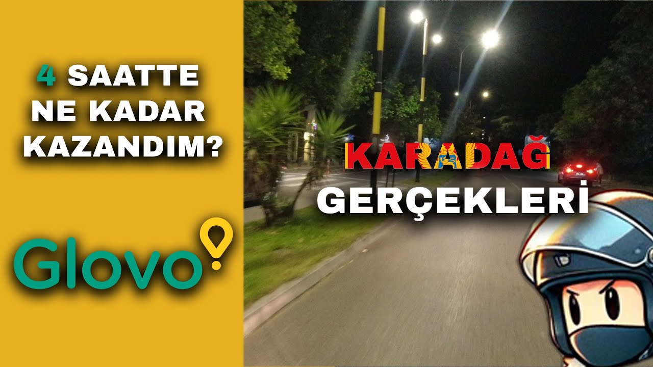 KARADAĞDA KURYE OLMAK 5.BÖLÜM I KARADAĞ GERÇEKLERİ I 4 SAATE KAÇ EURO KAZANDIM?