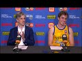 Will Weaver and Harry Rouhliadeff press conference vs Tasmania JackJumpers - Round 6, NBL27
