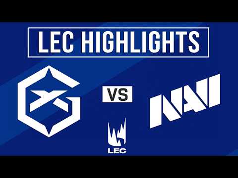GX vs NAVI Highlights ALL GAMES | LEC Spring 2026 | GIANTX vs Natus Vincere