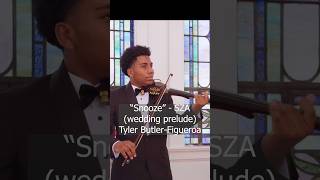 "Snooze" - SZA (violin cover) Tyler Butler-Figueroa Violinist | Wedding Prelude | Raleigh NC screenshot 2
