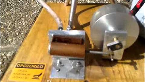 Homemade steam engine (oscillating) - school project