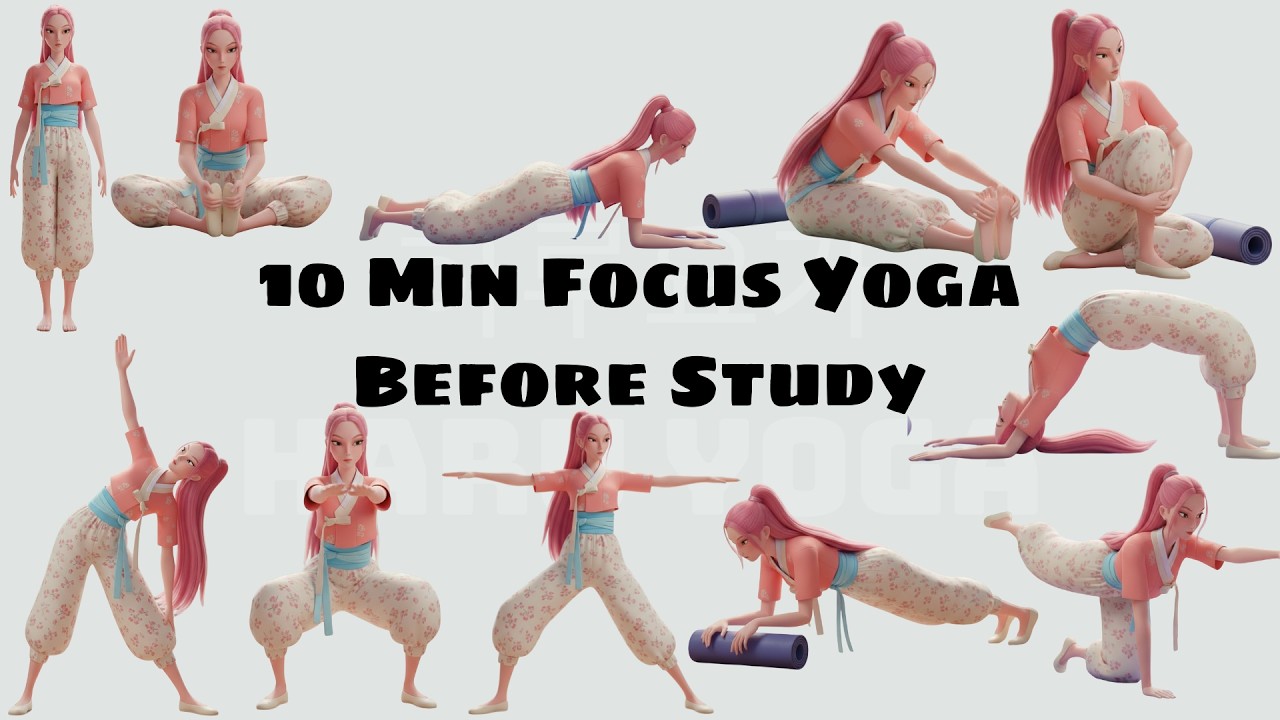 공부 전 10분 집중력 요가 | 10 Min Focus Yoga Before Study