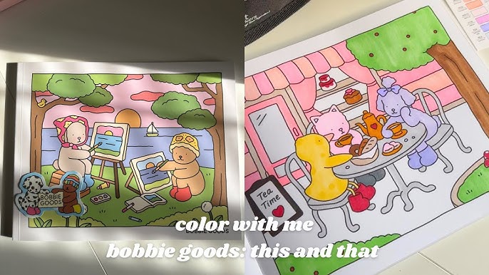 Completed Bobbie Goods Coloring Book - Fall/Winter 2022 Vol. 5 Flip through  with relaxing music! 