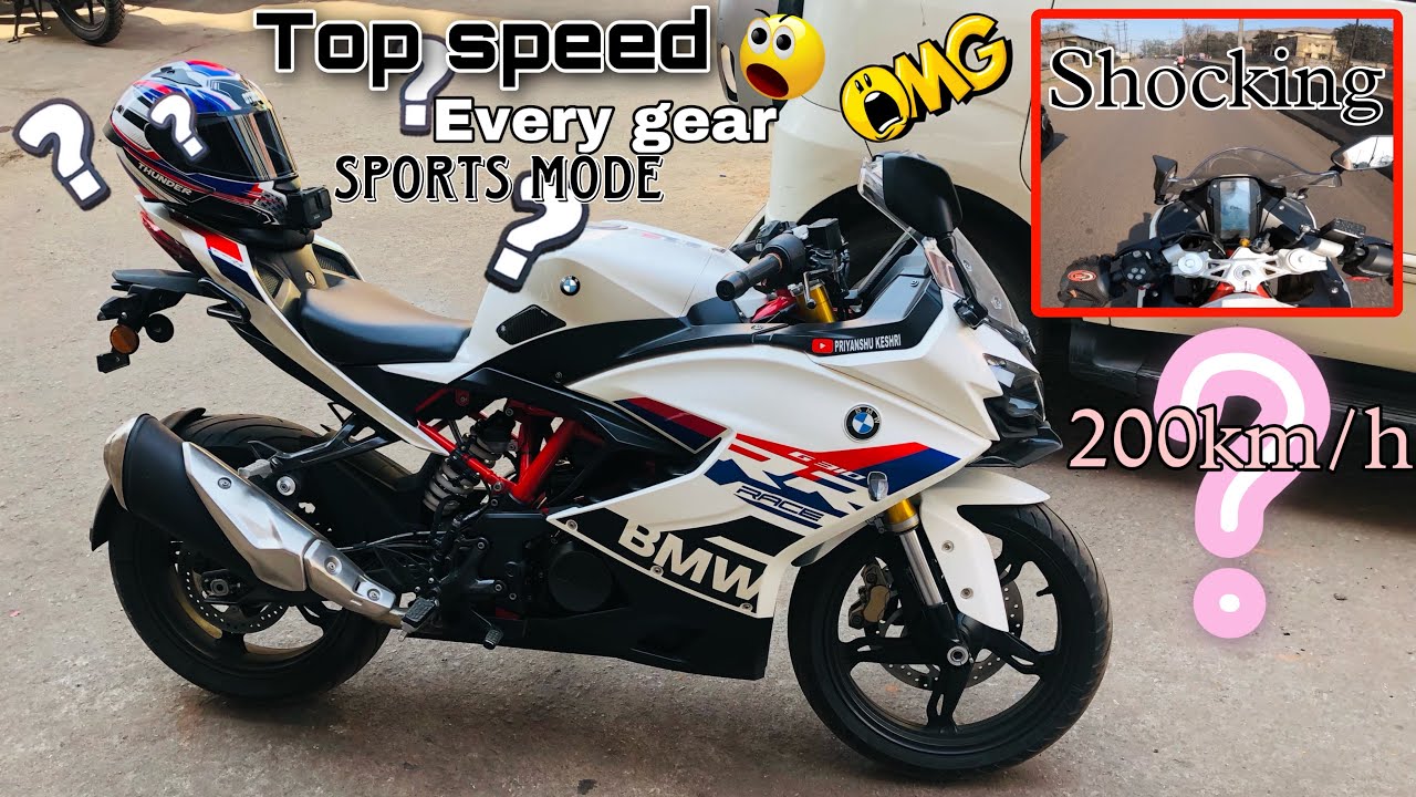 Top speed of BMW g310rr each gear in sports mode : Priyanshu Keshri ...