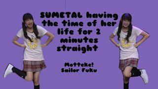BABYMETAL sumetal having the time of her life for 2 minutes straight