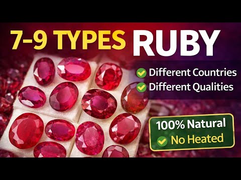 7 9 Types Natural Ruby Yaqoot Different Qualities Countries Original No Heated Rubies 