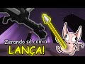 Minecraft, mas eu só posso usar a LANÇA!