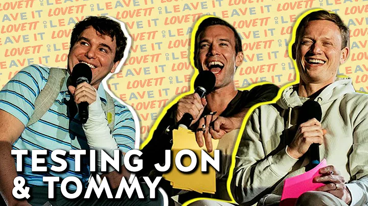 Lovett Puts Jon and Tommy Through the Newlywed Gam...