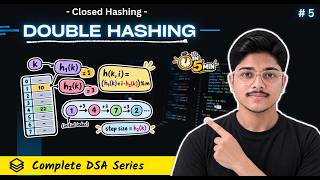 Double Hashing Explained in 5 Minutes! — Full Concept with Example