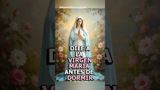 DILE A LA VIRGEN MARÍA ANTES DE DORMIR ❤️🌙🙏🏻 #virgenmaria #oraciondelanoche #virgenmaría #shorts