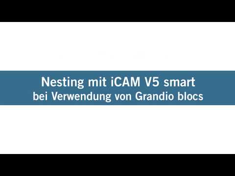 Nesting mit iCAM V5 smart bei Verwendung von VOCO Composite Grandio blocs | Deutsch