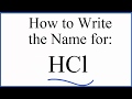 Naming Acids and Their Components