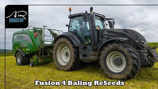 Valtra T174 Baling A Reseed Mchale Fusion 4 Pro With Terra Drive