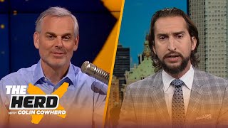 Lakers get swept by Nuggets, Heat vs. Celtics Gm 4, LeBron considering retirement? | NBA | THE HERD