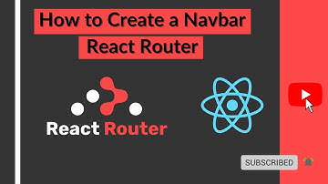 How to Create a Navbar using React Router - 2023