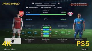 FC24 Arsenal vs LB Leipzig Match PS5