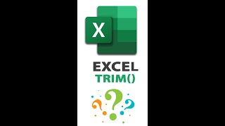 Trim function helps to remove extra spaces from Text | How to use Trim() in Excel