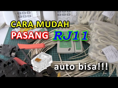 Video: Cara Membuat Kabel Telepon