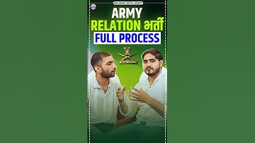 Army Relation Bharti 2024 | Army Relation Certificate | Army Relation Bharti Full Process