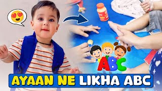 AYAAN NE LIKHA ABC | Malik kids