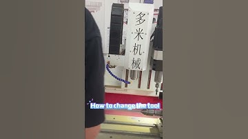 How to change the tool #cnc #machine #tool #machinery