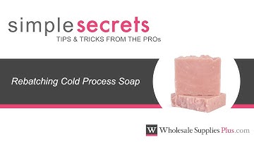 How to Rebatch Cold Process Soap | Wholesale Supplies Plus