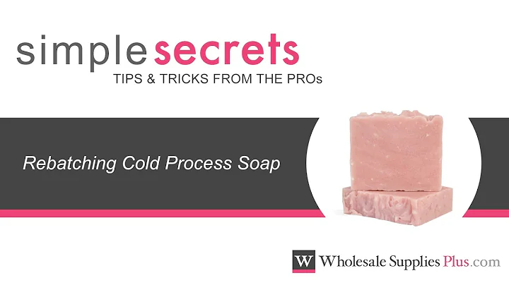 How to Rebatch Cold Process Soap | Wholesale Supplies Plus