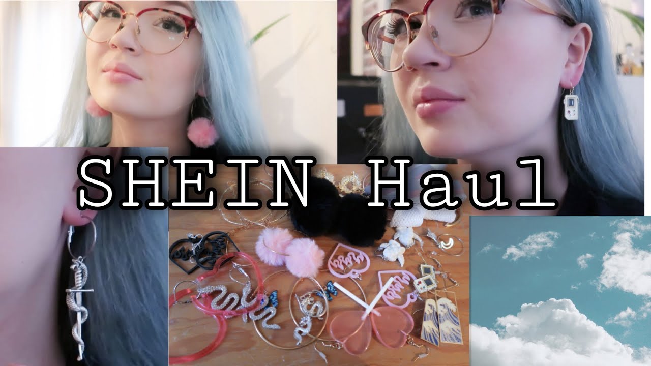 SHEIN accessories haul || Shein earrings + accessories