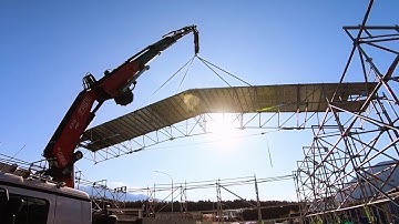 FPV Scaffold cassette roof construction