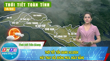 Thời tiết Tiền Giang 14.3.2024 mây thay đổi, không mưa, ngày nắng