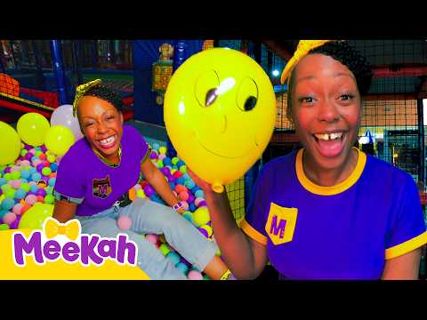 Meekah's Indoor Playground Adventure 🎈 Balloons & Ball Pits 😀 Fun for Kids | After School Club