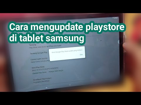 Cara mengupdate playstore di tablet samsung