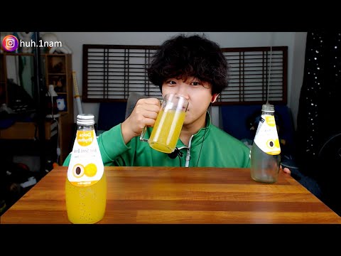 바질씨드 드링크 망고!!! 이상한데 맛있어요! ㅎㅎㅎ 먹방 Eating Sound Mukbang ASMR
