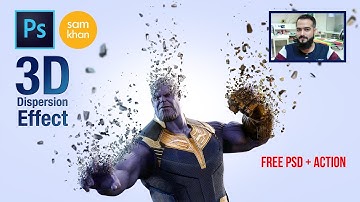 Photoshop tutorials | How to Create Thanos 3D Dispersion EFFECT From INFINITY WAR in Photoshop 2015