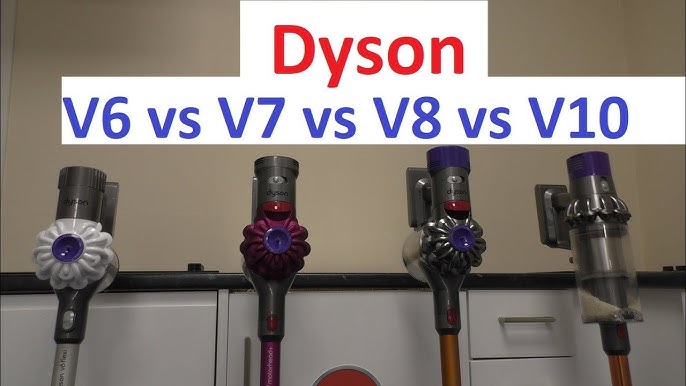 berømmelse form kubiske Dyson V6 vs V7 vs V8 vs V10 vs V11 Cordless Vacuum Cleaner - YouTube