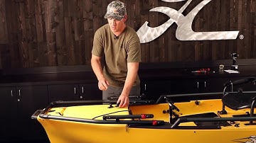 H Bar install, adjustable bar on a Hobie Pro Angler 12