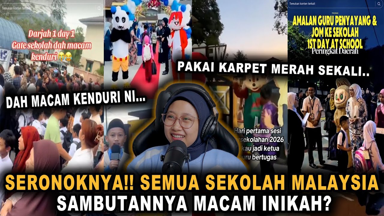 SERONOKNYA❗️SEMUA SEKOLAH MALAYSIA SAMBUTANNYA MACAM INIKAH❓