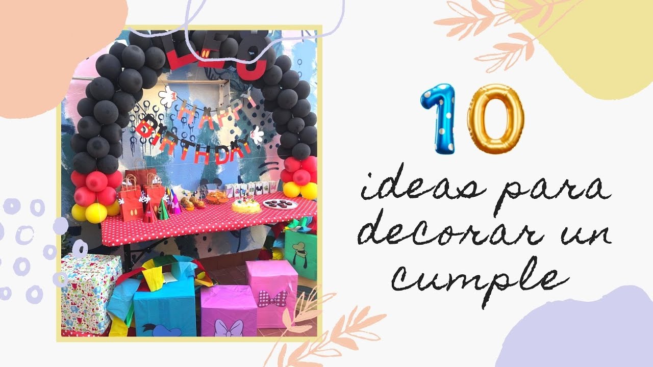 ❤️ ▷ 10 tips de decoración de cumpleaños infantiles [2024]