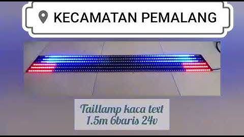 lampu tail kaca elf,Lampu kolong RGB, strobo running text,flasher sein genit CANTER dll.(2)