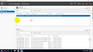 Windows Server 2016 - How to use Server Manager and its features