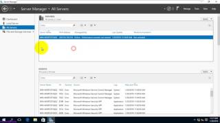 Windows Server 2016 - How to use Server Manager and its features