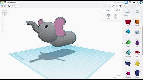 How to create animals in Tinkercad