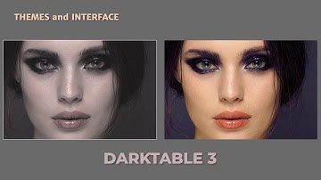 Darktable 3 - New Features I - Themes and Shortcuts