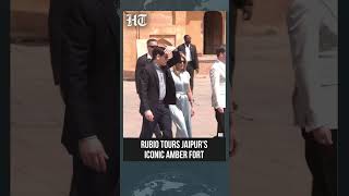 Marco Rubio Visits Amer Fort In Jaipur With Wife Jeanette | Sergio Gor Accompanies