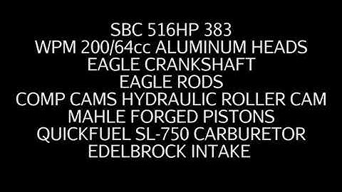 SBC 516HP 383 STROKER ENGINE DYNO RUN FOR SCOTT JENKINS BY WHITE PERFORMANCE AND MACHINE