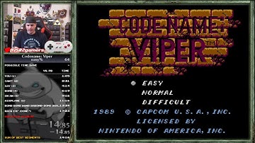 Code Name: Viper (NES) Speedrun in 13:52!